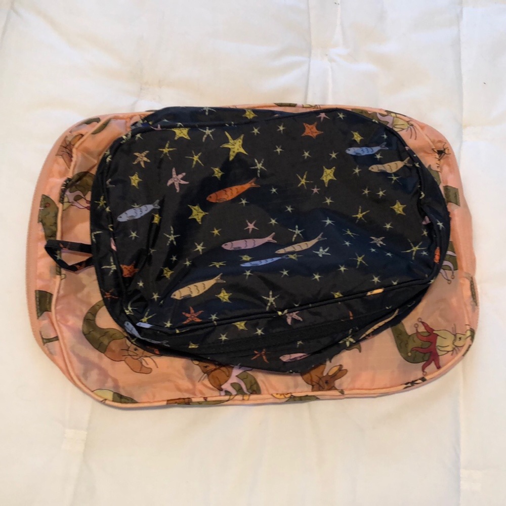 NWOT Baggu Sea Animals Packing Cubes